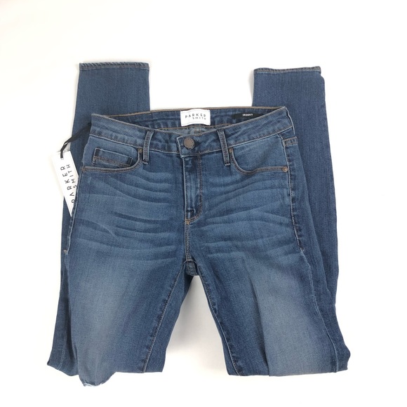 PARKER SMITH Denim - Parker Smith kam mid rise skinny distressed